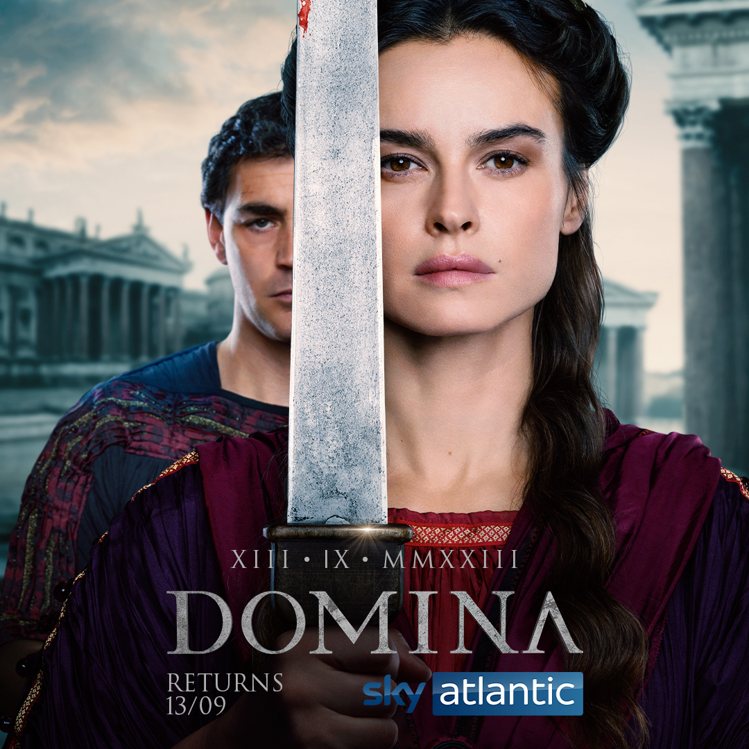 dominaseries's tweet image. Livia returns. Season 2 of the Sky Original epic historical drama series #Domina, begins Wednesday 13th September on Sky Atlantic and NOW.