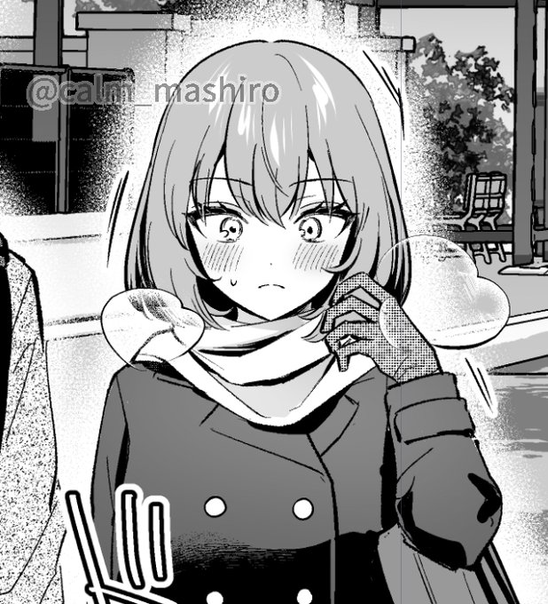 漫画っぽく可愛く描けたな～と思うコマ 