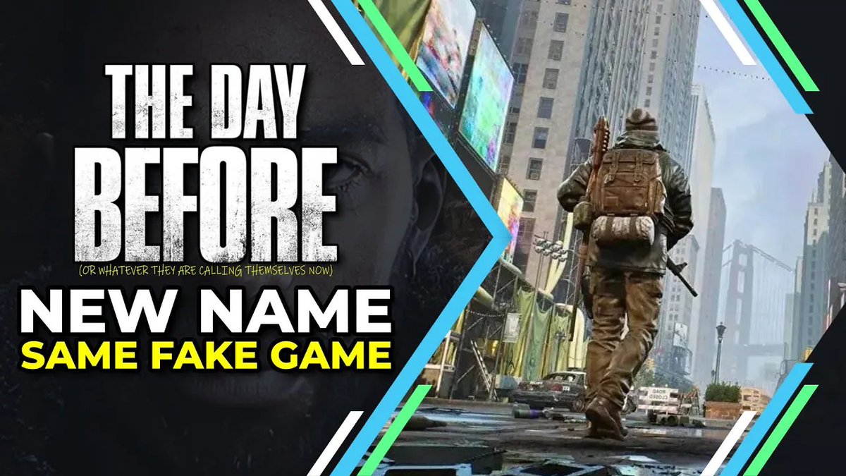 ReforgeGaming's tweet photo. The Day Before Gets a New Name for its Fake Game
WATCH ➡️ https://t.co/156UnDkz8p
#thedaybefore #dayworld #gaming https://t.co/ofwQxR8gZT