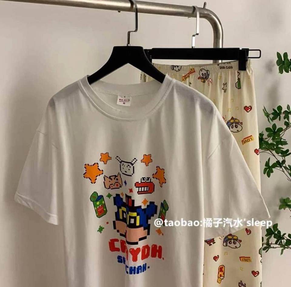 ชุดเซ็ตต้าวชินจัง น่ารั๊คมากค้า👀🌷✨

🎀เซ็ทละ 150฿ ได้ไปเลยเสื้อ+กางเกง

ใส่สบายๆชิวๆ หรือใส่ไปเที่ยวก็สวยค่า

🫧Freesize อก-42 เอว-34 สพ-40

♥︎ มัดจำได้50%นะค้าบ

❌ปิดจอง 1 ก.ย