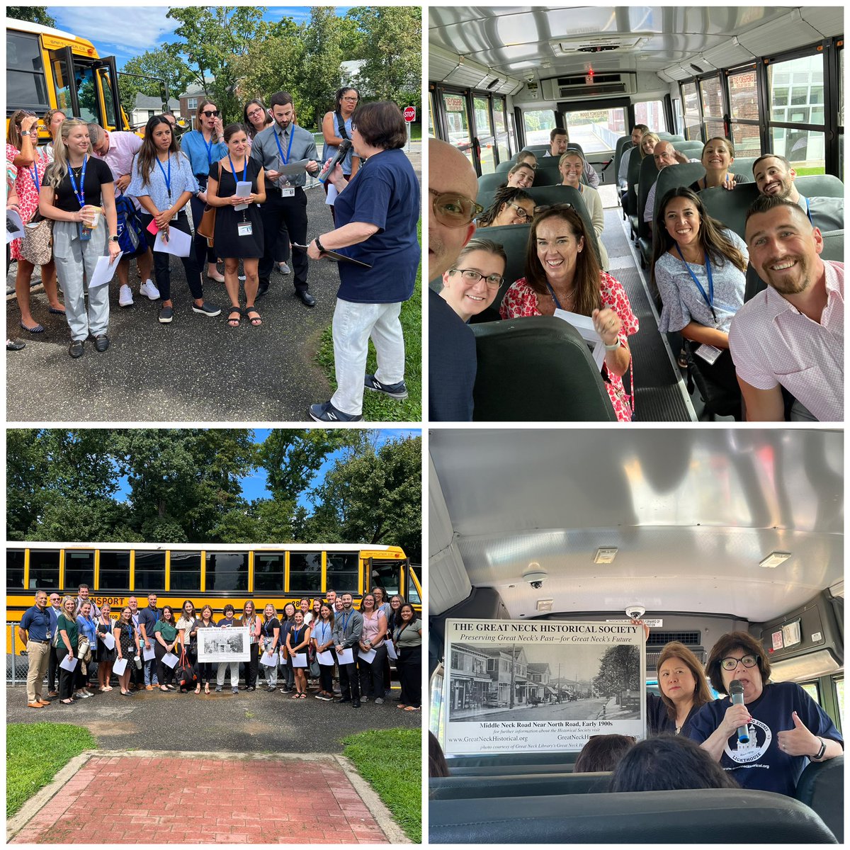 Happy to join members of the Great Neck Historical Society and my fellow first year faculty members on an informative bus tour of the peninsula. #DiscoverGreatness