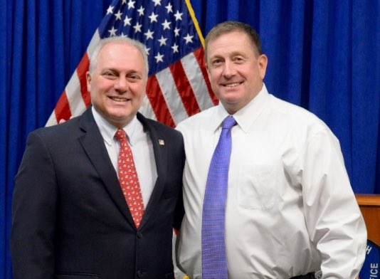 STPSRandySmith's tweet photo. Congressman Steve Scalise, wishing you strength, courage, and a swift recovery. You have face challenges before and emerge, stronger each time. Keep that same spirit alive as your face this new battle. We look forward to seeing you back in action soon. ￼Our prayers are with you https://t.co/wYH9HsWGaK