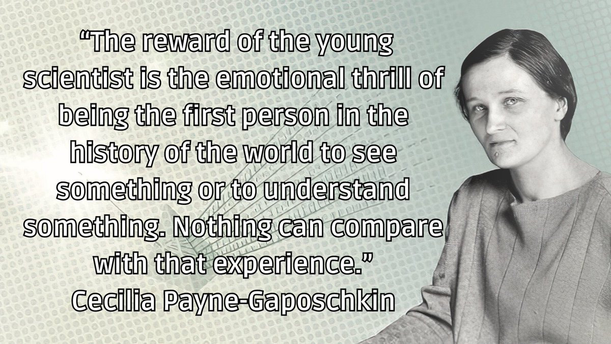 OgmasWriters's tweet photo. #CeciliaPayne-Gaposchkin https://t.co/X2JqeiOBUy
