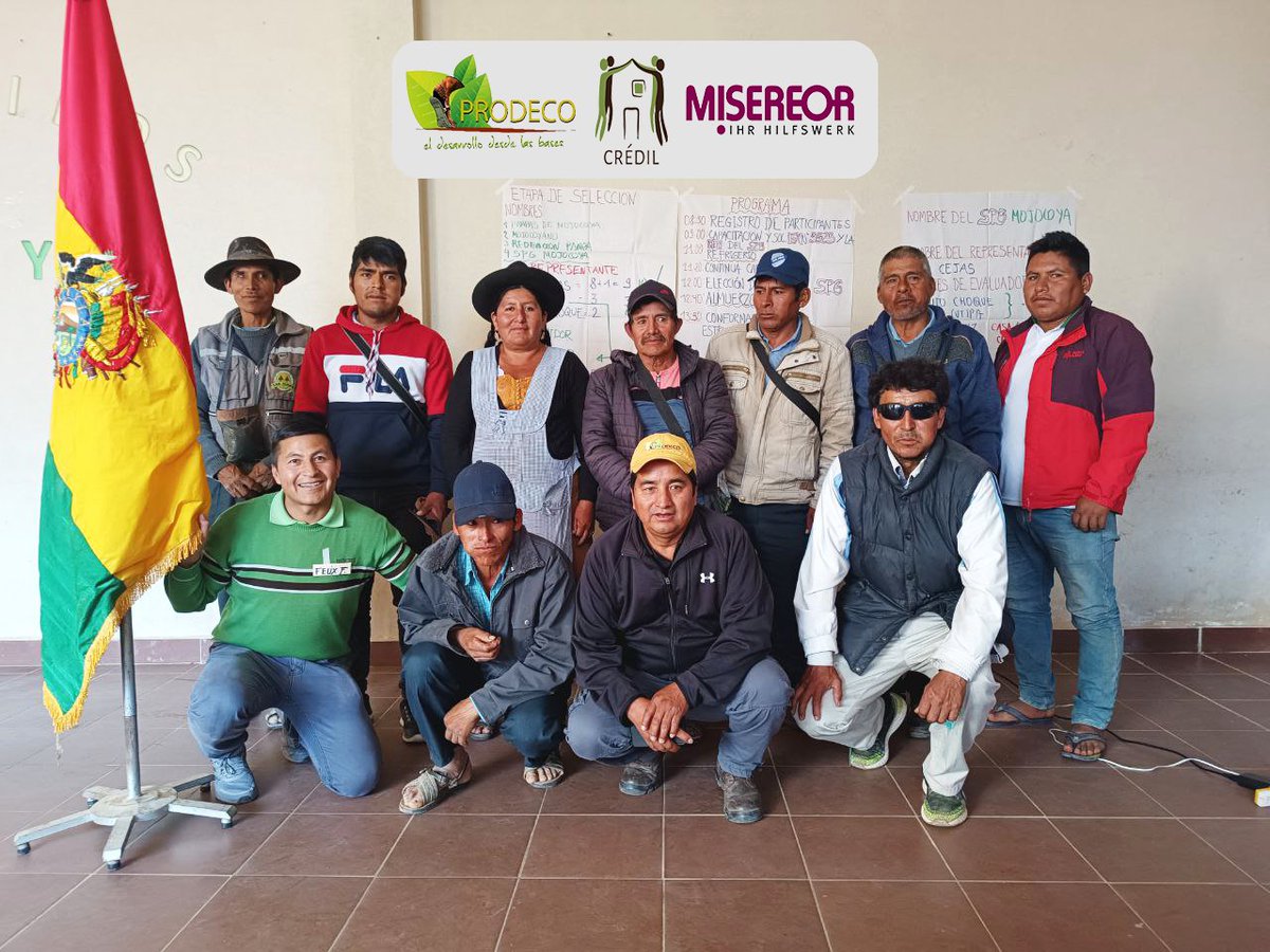 PRODECO_BOLIVIA's tweet image. 🌱𝐓𝐚𝐥𝐥𝐞𝐫 𝐝𝐞 𝐒𝐨𝐜𝐢𝐚𝐥𝐢𝐳𝐚𝐜𝐢ó𝐧 𝐲 𝐂𝐨𝐧𝐟𝐨𝐫𝐦𝐚𝐜𝐢ó𝐧 𝐝𝐞𝐥 𝐂𝐨𝐦𝐢𝐭é 𝐝𝐞𝐥 𝐒𝐏𝐆 𝐞𝐧 𝐌𝐨𝐣𝐨𝐜𝐨𝐲𝐚 🌽🍅

#PRODECO-BOLIVIA
#CREDIL
#MISEREOR
#MOJOCOYA