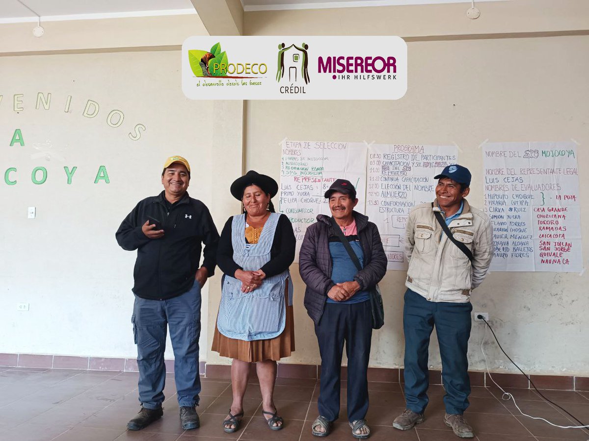 PRODECO_BOLIVIA's tweet image. 🌱𝐓𝐚𝐥𝐥𝐞𝐫 𝐝𝐞 𝐒𝐨𝐜𝐢𝐚𝐥𝐢𝐳𝐚𝐜𝐢ó𝐧 𝐲 𝐂𝐨𝐧𝐟𝐨𝐫𝐦𝐚𝐜𝐢ó𝐧 𝐝𝐞𝐥 𝐂𝐨𝐦𝐢𝐭é 𝐝𝐞𝐥 𝐒𝐏𝐆 𝐞𝐧 𝐌𝐨𝐣𝐨𝐜𝐨𝐲𝐚 🌽🍅

#PRODECO-BOLIVIA
#CREDIL
#MISEREOR
#MOJOCOYA