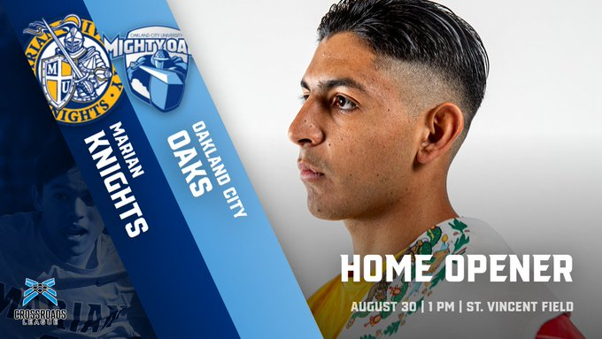 CIAASports's tweet photo. @MUKnights @MarianMSOC 1:00 PM
Oakland City Vs Marian | NAIA Men's Soccer
Game on: https://t.co/mOuHGo9WJw
WED. AUGUST 30, 2023 https://t.co/ttUfqtqImX