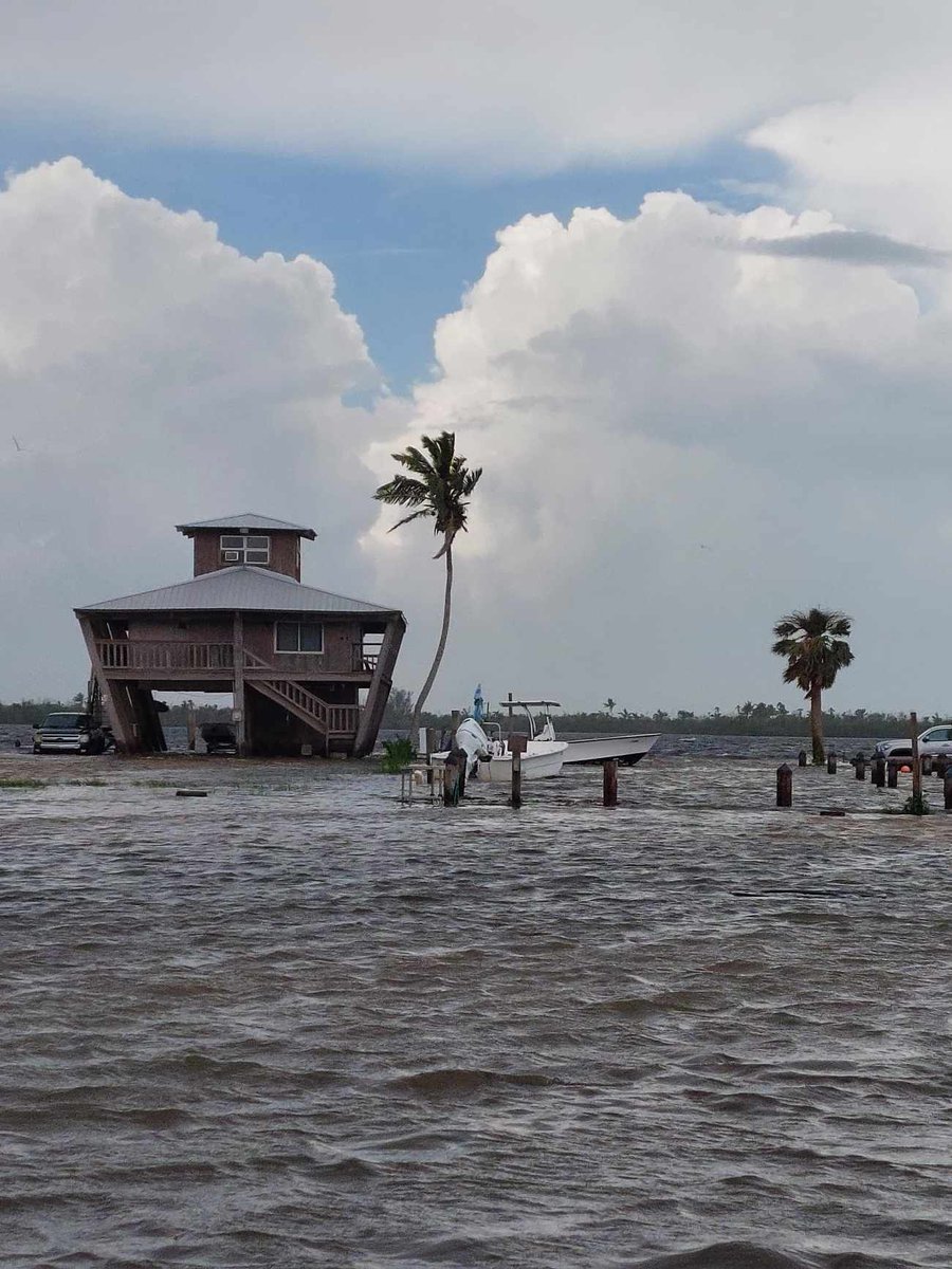 BethanieBoots's tweet photo. @MattDevittWINK @winknews this is Bokeelia by Capt cons fish house at 12pm. The back bay and front bay are connected over the land. Its about shin to knee deep. https://t.co/lb3ACeHD3m