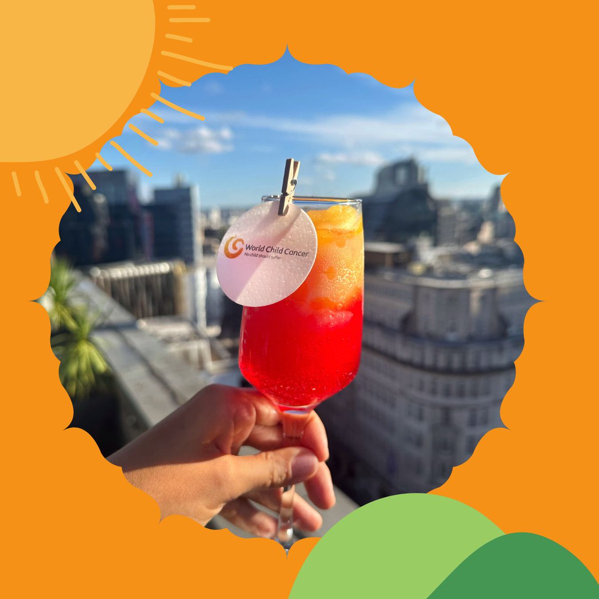 WChildCancer's tweet photo. Our friends at Jin Bo Law Skybar (City of London) have created the 'Hopeful Sunrise' cocktail for World Child Cancer. Available every Sunday, Monday and Tuesday in September, all proceeds will go towards our work. Thank you to the team & happy sipping!
#JinBoLaw #Skybar #CCAM23 https://t.co/mZSOShVsie
