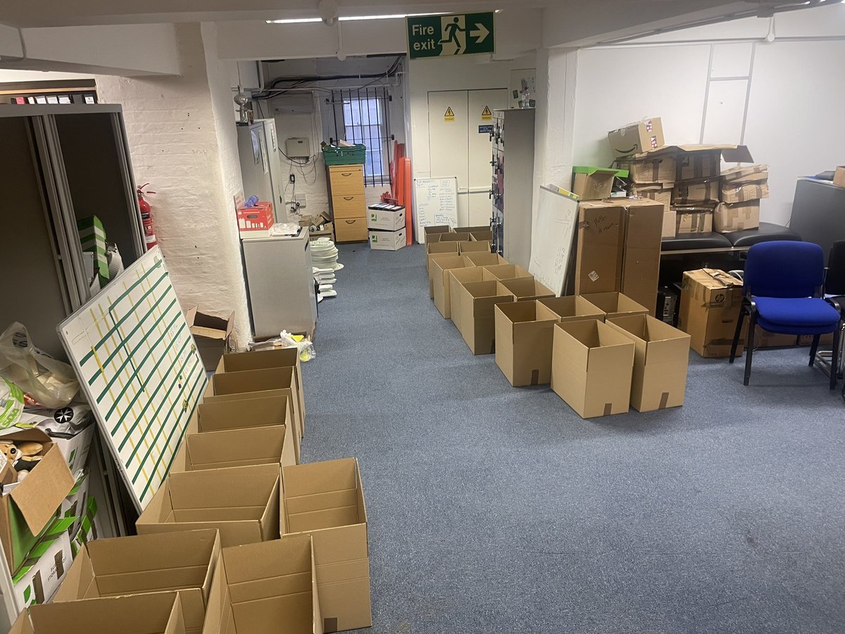 Been in London today for my role in Student Volunteering for <a href="/stjohnambulance/">St John Ambulance England</a> making a start on the freshers preparations for our Student Volunteers! It may not look like much for now but it certainly will soon 👀

<a href="/SJA_Students/">SJA Student Volunteering</a> #SJASTUDENTS #Mysjaday