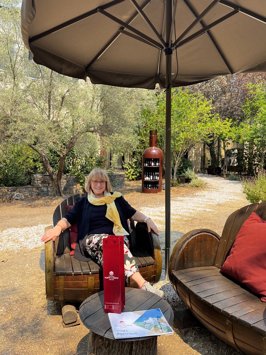 A moment of relaxation at Domaine_Porto_Carras during the visit to the PD Meliton Slopes and PGI Sithonia wine trip @incrediblewinechoice @domaine_porto_carras <a href="/essexwineman/">Bigger Lee.</a> @internationalwinechallenge <a href="/ywine/">Yu Wine</a>.press