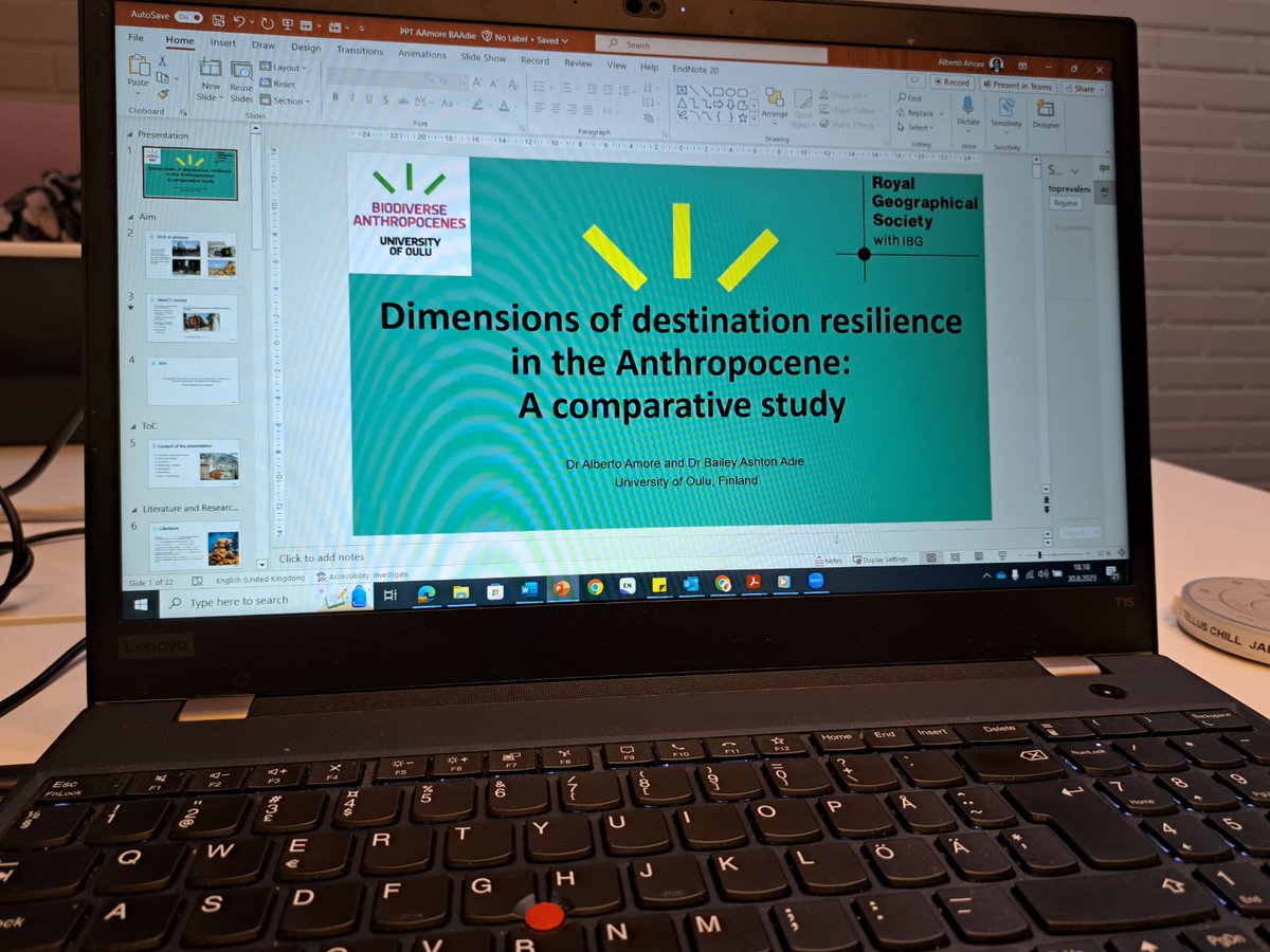 Dr. Bailey Ashton Adie (@drbaileyadie) on Twitter photo For the #RGSIBG23 <a href="/Alberto_P_Amore/">Alberto Amore</a> is presenting our research on #destination #resilience in the face of #climatechange looking at the contexts of #Lapland and #Florida. #tourism #naturalhazards <a href="/GLTRG_RGS/">GLTRG</a> <a href="/RGS_IBG/">Royal Geographical Society (with IBG)</a> <a href="/FrontOulu/">FRONT_Oulu</a> <a href="/arcticants/">Biodiverse Anthropocenes</a> <a href="/UniOulu/">University of Oulu</a> For the #RGSIBG23 <a href="/Alberto_P_Amore/">Alberto Amore</a> is presenting our research on #destination #resilience in the face of #climatechange looking at the contexts of #Lapland and #Florida. #tourism #naturalhazards <a href="/GLTRG_RGS/">GLTRG</a> <a href="/RGS_IBG/">Royal Geographical Society (with IBG)</a> <a href="/FrontOulu/">FRONT_Oulu</a> <a href="/arcticants/">Biodiverse Anthropocenes</a> <a href="/UniOulu/">University of Oulu</a>