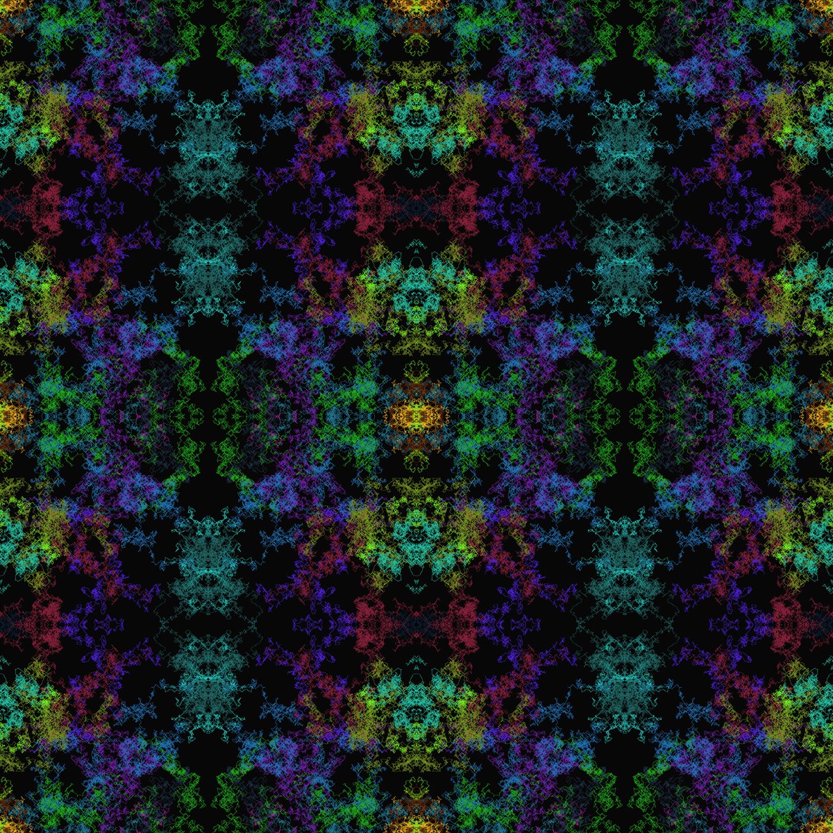 whtnoiz60's tweet photo. With my #InfiniteMonkeyTheorem Project, collectors will receive the original algorithmic generated artwork, as well as a kaleidoscopic rendition of the artwork.
What do you think? Psychedelic much? https://t.co/wlLUSUThJO