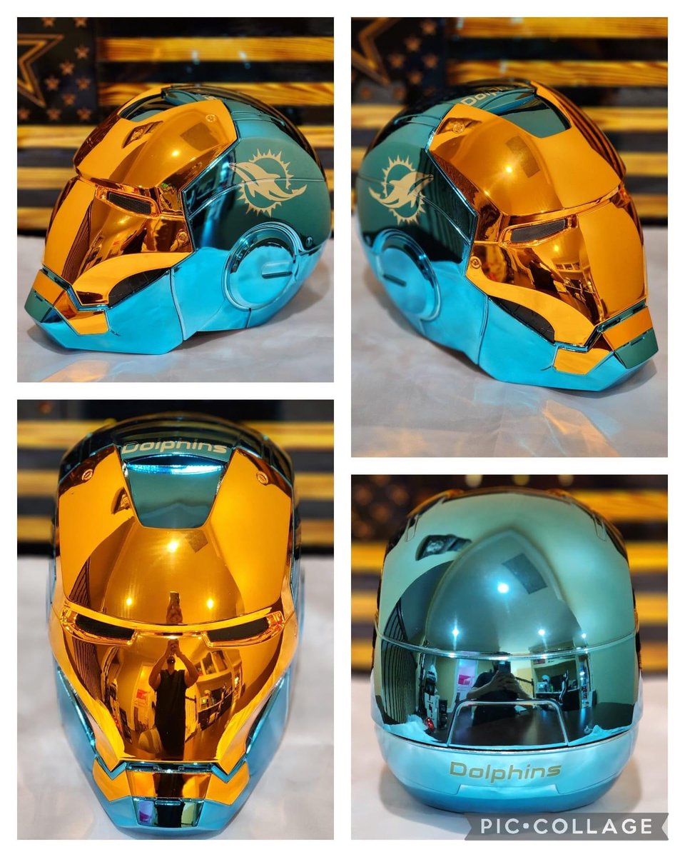J_Roberts_22's tweet photo. @ii_jermaine @ii_jermaine “Iron Man Slam” guess I’ll have to get a Jets a helmet made next 🤷🏼‍♀️ https://t.co/N8aKHVDLzG