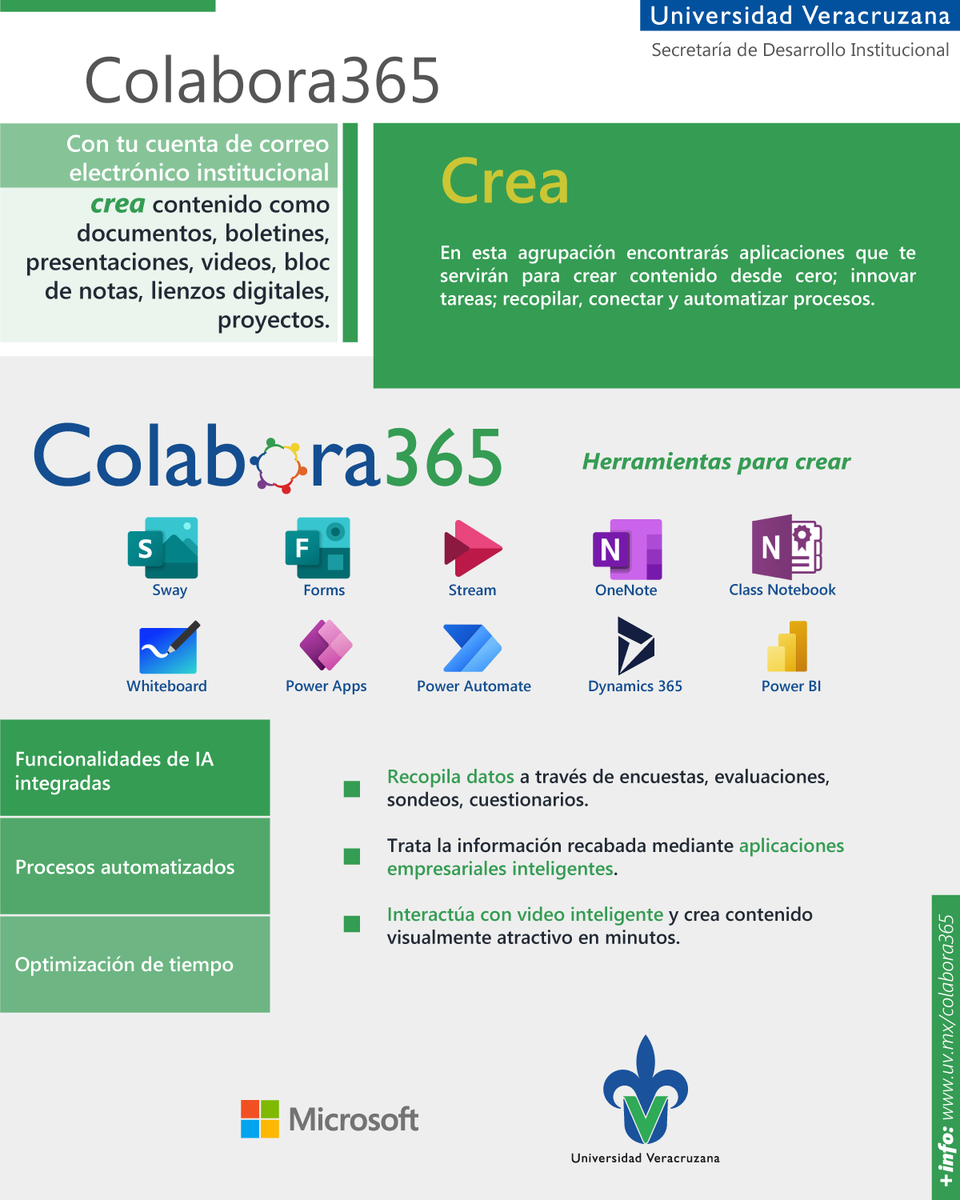 DGTIUV's tweet photo. #Colabora365 ha identificado 10 herramientas eficientes con las cuales podrás crear contenido desde cero combinando algunas de sus funcionalidades.
Ingresa al sitio web y descubre cuáles son: https://t.co/9qPOixoaCx https://t.co/riJIHWxfLj