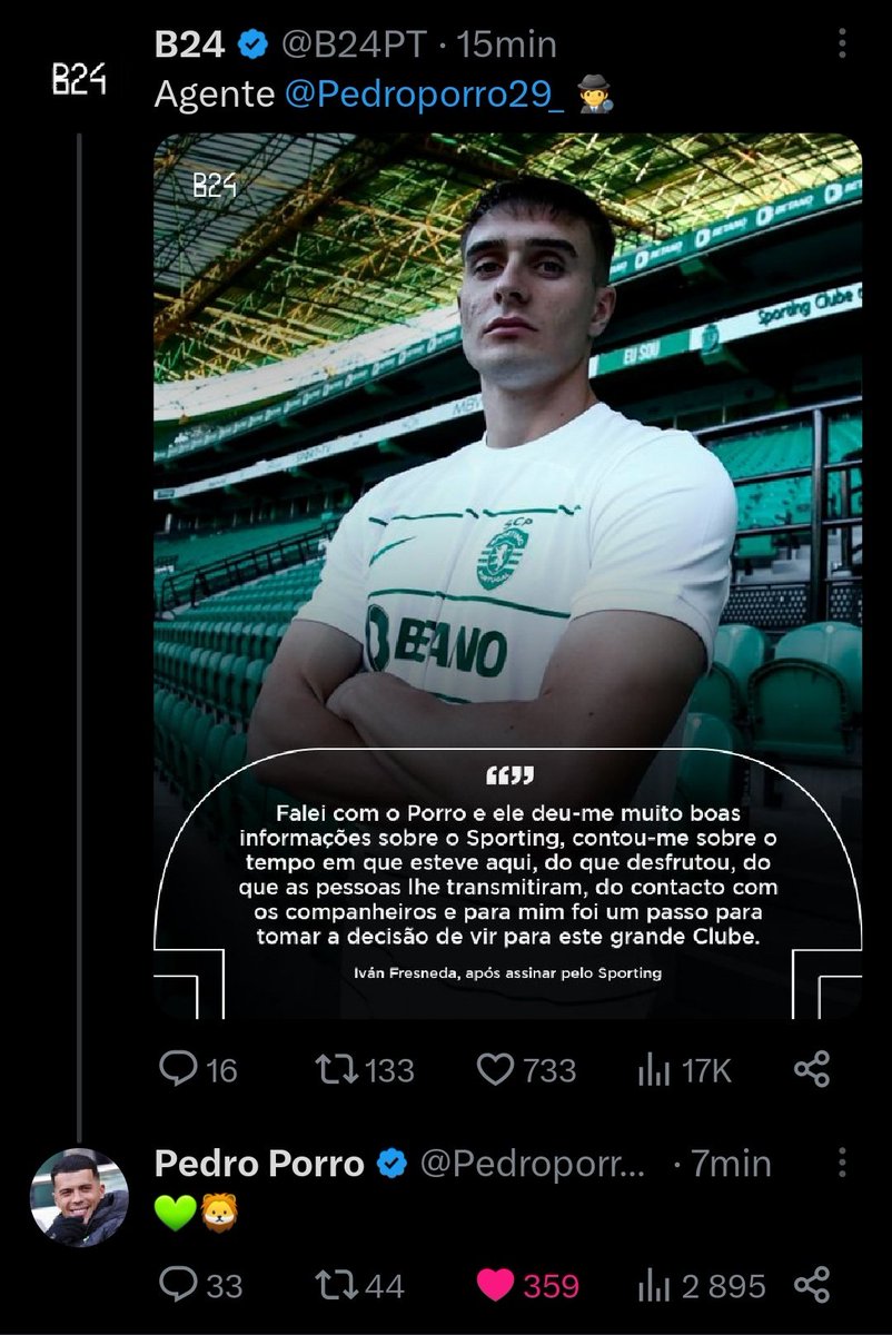 Há jogadores que é impossível não amar 💚