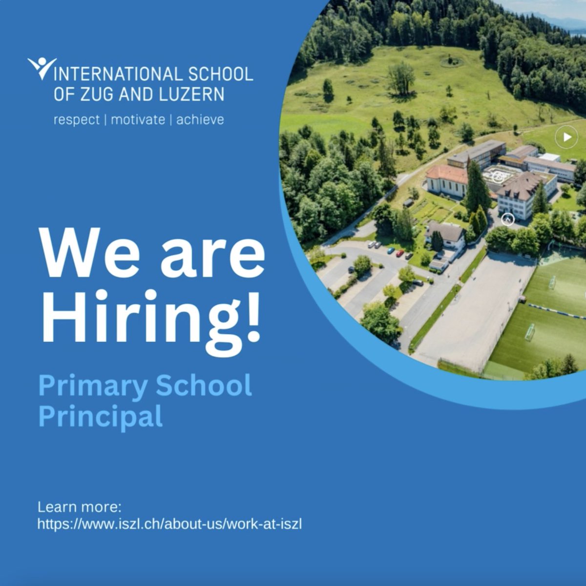Barry Dequanne (@dequanne) on Twitter photo <a href="/ISZL/">International School of Zug and Luzern (ISZL)</a> is seeking to hire a Primary School for August 2024 - a unique leadership opportunity to serve a "community of learners determined to make the world – or our corner of it – a better, kinder place."
Position Announcement:
resources.finalsite.net/images/v169340…
iszl.ch/about-us/work-… <a href="/ISZL/">International School of Zug and Luzern (ISZL)</a> is seeking to hire a Primary School for August 2024 - a unique leadership opportunity to serve a "community of learners determined to make the world – or our corner of it – a better, kinder place."
Position Announcement:
resources.finalsite.net/images/v169340…
iszl.ch/about-us/work-…