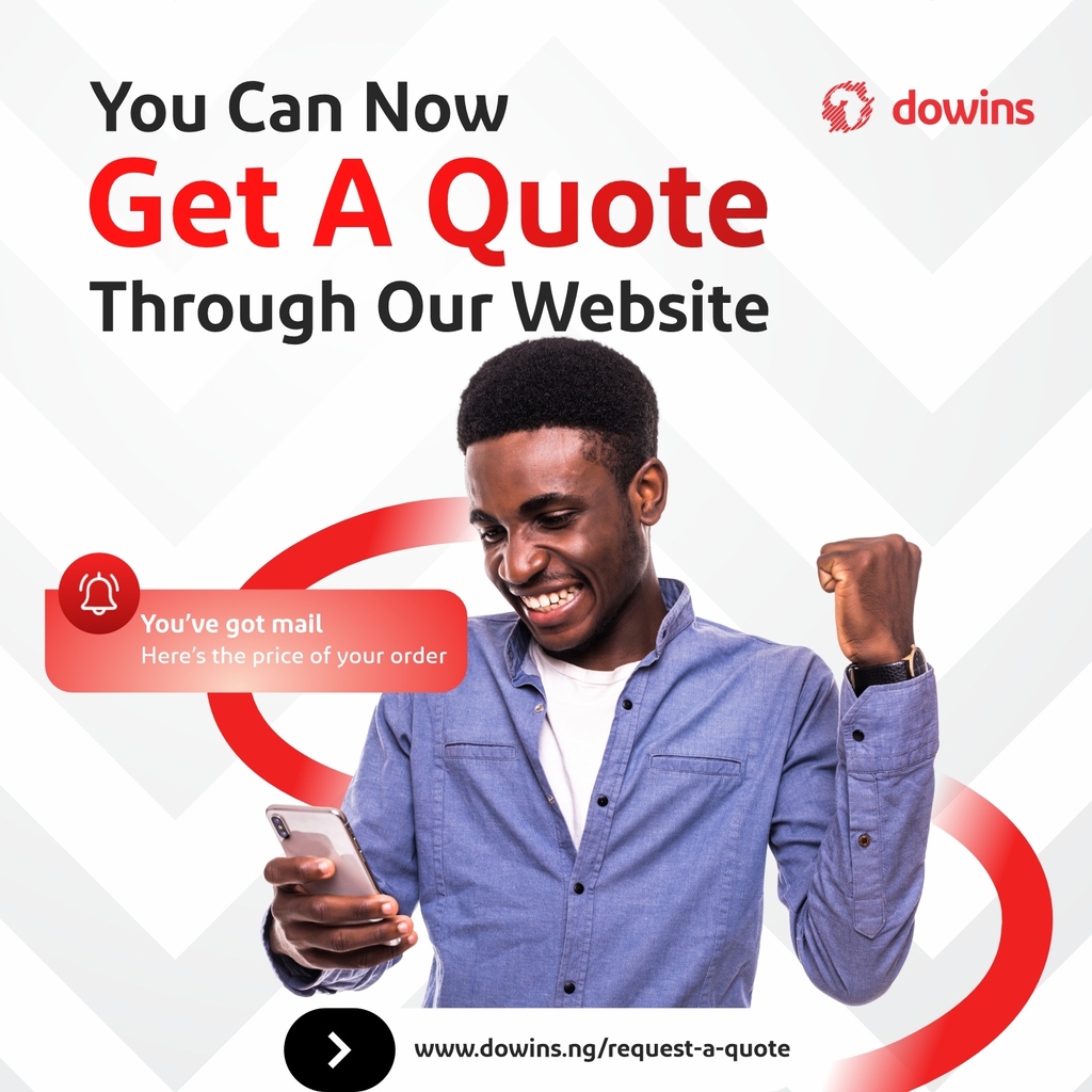 DowinsGlob273's tweet photo. Your shopping just got easier!🛍️
Introducing new way to customize your shopping experience with our quotation feature✨
Click the link in our bio to request a free quote from our e-commerce site.
#Dowins #DoYou #DoMore #DoWin #Nigeria #ShopWithEase #QuotationRequest https://t.co/q1VquzGGia