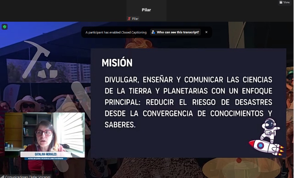 “De que sirve la ciencia sino es compartida”
<a href="/Catalina_Geo/">Catalina</a> <a href="/geoctt/">Fundación Geonautas</a> 
En "Los volcanes tienen su ciencia"

Sigue la transmisión en vivo aquí:
youtube.com/live/HKdivN7HA…