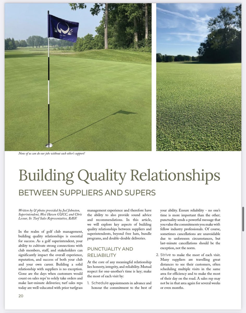 johnstonjoel's tweet photo. My latest contribution to @ONCourseOGSA @OntarioGSA 

This article was special because I wrote it with my friend Chris Lecour, and we talk about something that doesn’t get much attention. https://t.co/rw1oeeQfdT