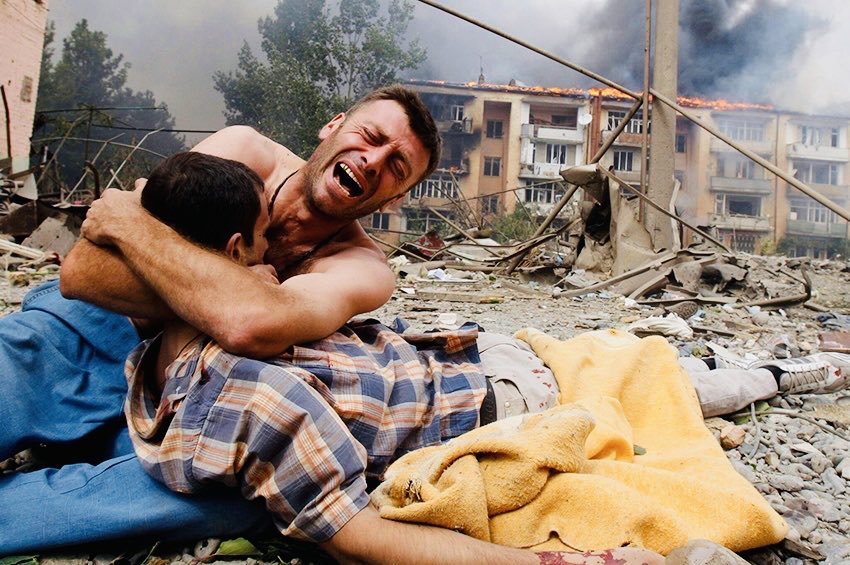 Russia’s war crimes in 🇬🇪 the cause of lasting human tragedies.
Never forget &amp; never surrender!

#RussiaIsATerorristState