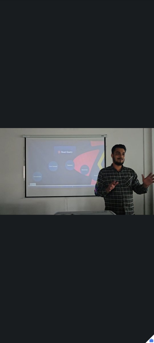sayedimrandev's tweet image. 🚀 Excited to share that I just gave my first internal company meetup talk on #ReactQuery! 🎉 Discussed how it simplifies state management & API fetching, making our apps more efficient and responsive. Thanks to the team for the engaging discussion! 👩💻👨💻 #TechTalks #React