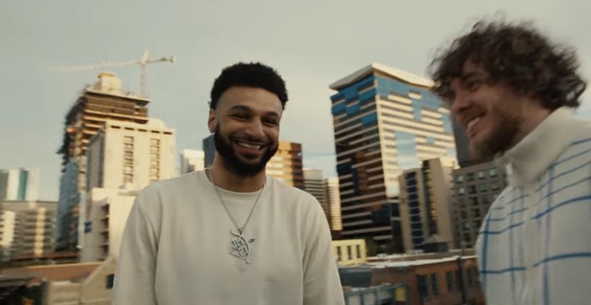 NuggetsLead's tweet photo. Jamal Murray appearance in Jack Harlow’s new music video “Denver” 🔥 https://t.co/Iu4sq7lbCR