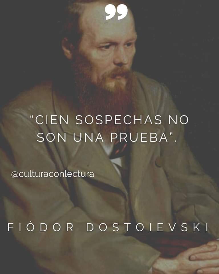 macavaro17's tweet photo. “Las sospechas” solo sirven para iniciar una investigación y ver si se encuentran pruebas. No obstante, hay que andar con cuidado porque esas sospechas también pueden generar sesgos que lleven a ver “pruebas” donde en realidad no las hay. https://t.co/QiDvnJGxYe