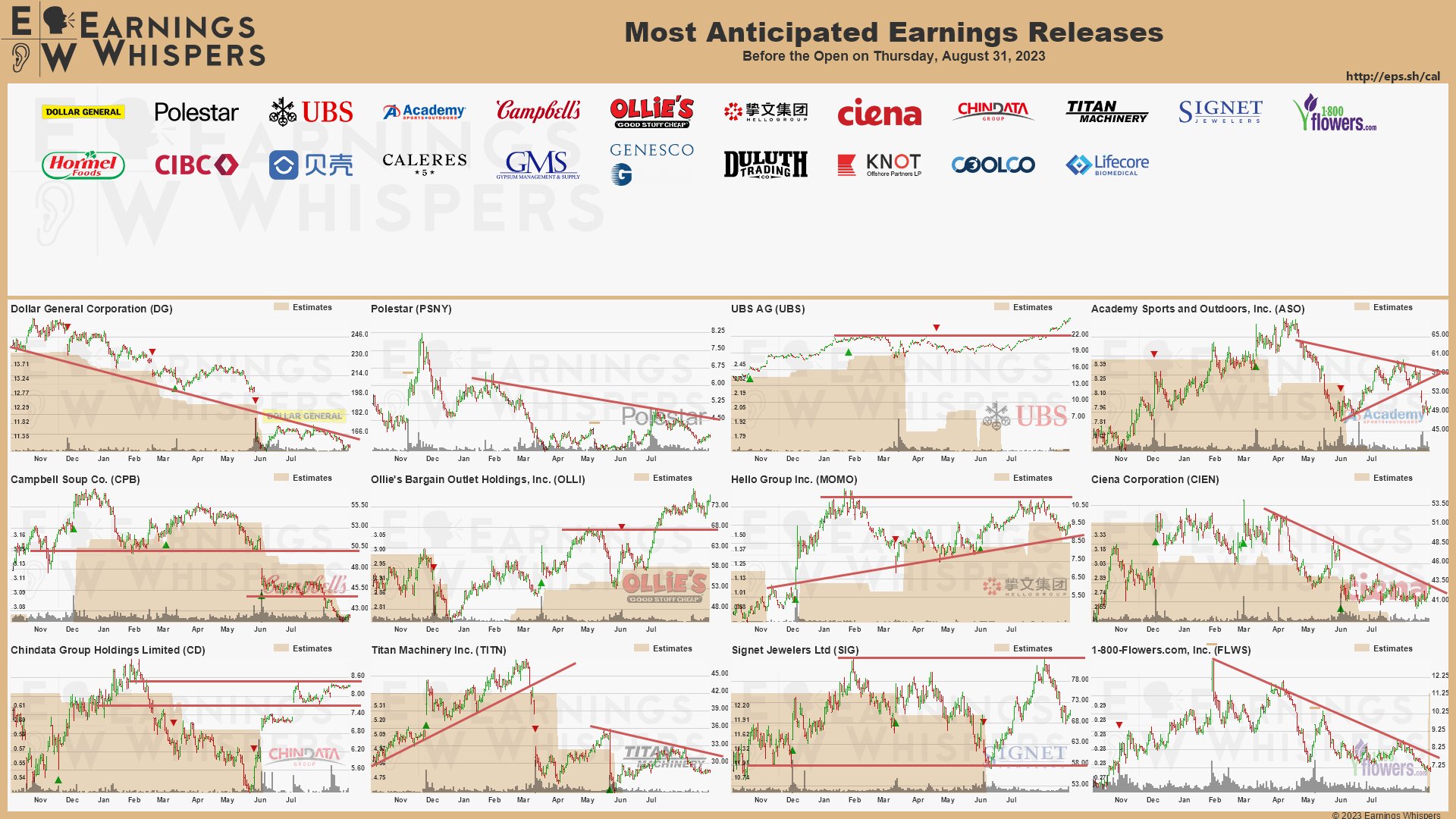 Sig earnings shop
