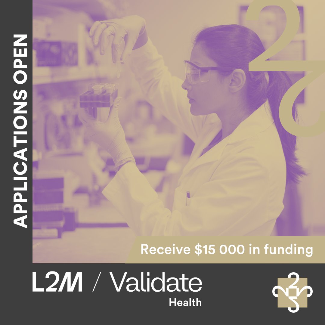 DAL INNOVATES (@dalinnovates) on Twitter photo Applications still open for <a href="/Lab2MarketCA/">Lab2Market</a> Validate Health. Learn more and apply here: lab2market.ca/validate Applications still open for <a href="/Lab2MarketCA/">Lab2Market</a> Validate Health. Learn more and apply here: lab2market.ca/validate