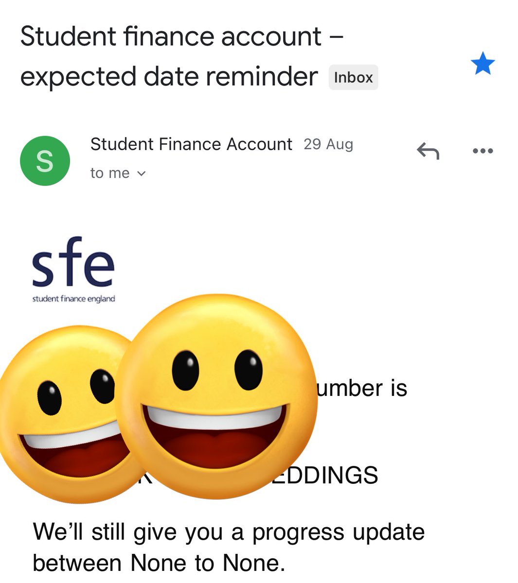 JackMeddings's tweet photo. @SF_England And then I also received this later in the day? I’m abit confused 😭 https://t.co/o11SGnnQhW