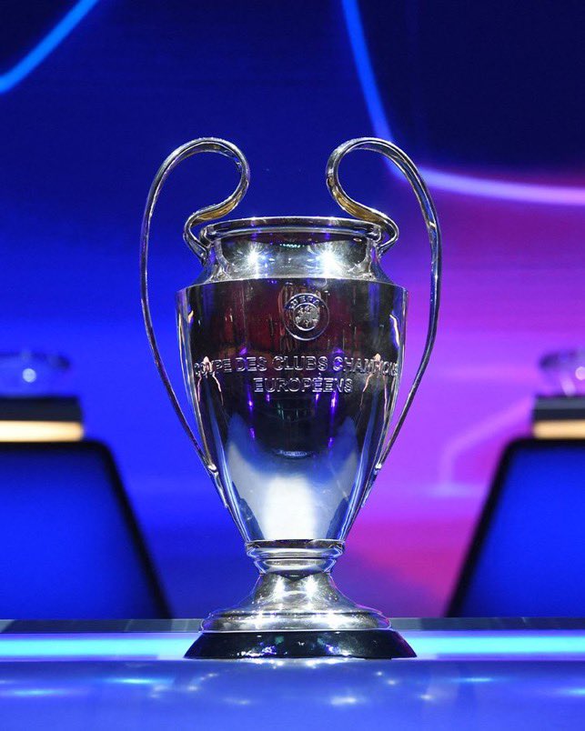 The 2023/2024 UEFA Champions League trophy.