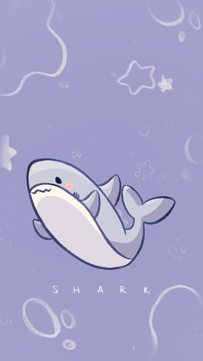 Shark 🦈 

This is for my shark-loving cousin 🩵🤍💙

#shark #fyp #art #illustration #cute #blue #seaanimals #digitalart #wallpaper #サメ #かわいい #あお #うみ #イラスト #BliSArt #BliS