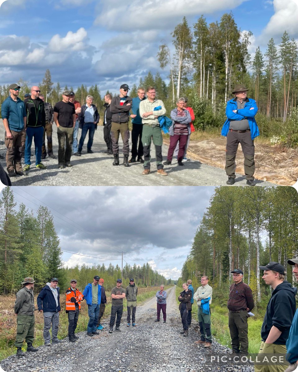 Metsätalouden tiekoulutuspäivä tänään <a href="/Metsahallitus/">Metsähallitus</a> Etelä-Suomen 50 henkilölle - alueella omia teitä 12000 km ja osakkuusteitä 13000 km. Ajantasainen tieto teiden kunnosta oleellista! Yhteistyössä #metsätalous prosessien kanssa tämäkin tehdään 👍 #osaaminen #monikäyttömetsät