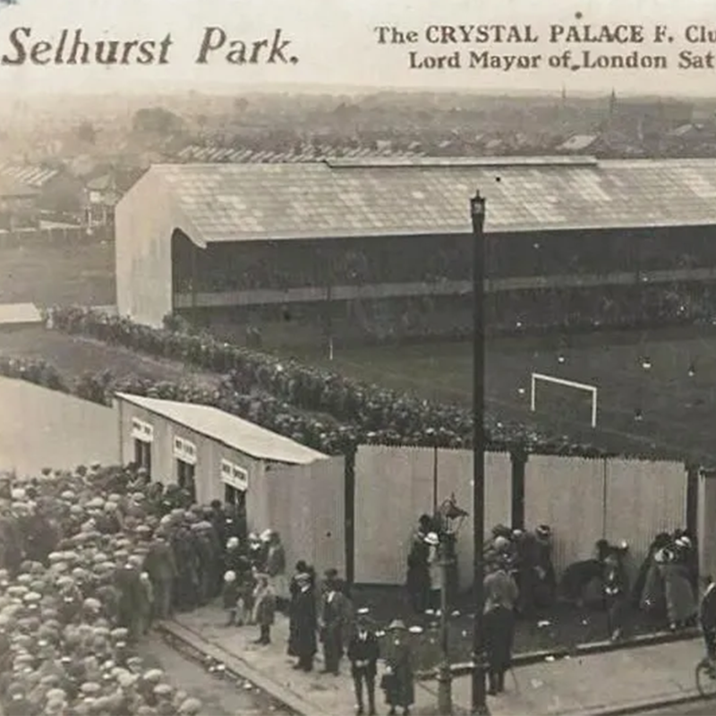 CPFC's tweet photo. Home 🏡

Our first game at Selhurst Park, 99 years ago today ❤️💙