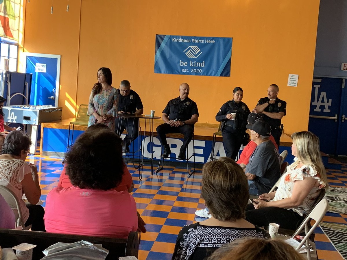 LAPD CMDR E. MORALES (@lapdcaptmorales) on Twitter photo LIVE NOW, Coffee with a COP @ William Mead Homes Housing Developments, SLOs / GED / CENT DETECTIVES in attendance. Thanks Adriana and Mead Residents
<a href="/LAPDChiefMoore/">Michel R. Moore</a>
<a href="/lapdmikeoreb/">Michael A. Oreb</a>
<a href="/LAPDCARRANZA/">Lillian L. Carranza🇺🇸</a> LIVE NOW, Coffee with a COP @ William Mead Homes Housing Developments, SLOs / GED / CENT DETECTIVES in attendance. Thanks Adriana and Mead Residents
<a href="/LAPDChiefMoore/">Michel R. Moore</a>
<a href="/lapdmikeoreb/">Michael A. Oreb</a>
<a href="/LAPDCARRANZA/">Lillian L. Carranza🇺🇸</a>