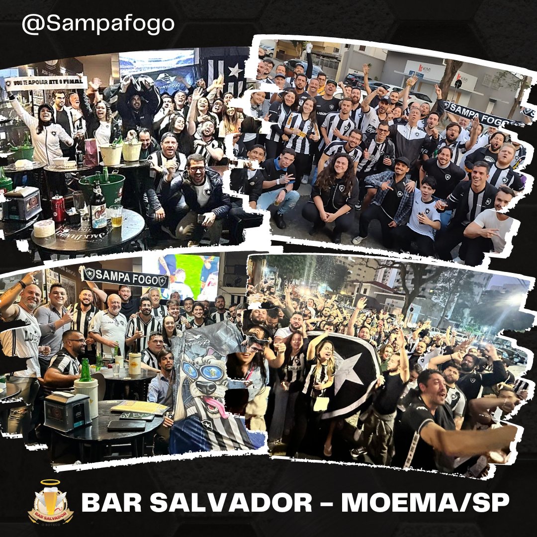 sampafogoficial's tweet photo. É HOJEEE! 🔥🔥🔥🍻
Vamos em busca da vaga na semifinal da Sul-Americana. Nós vemos no Salvador para apoiar o @Botafogo até o final.
Pra cima deles, Fogão!
#barsalvador #Botafogo #arenasampafogo #baremsp #SampaFogo #torcidaemsp #sulamericananaparamount https://t.co/aspGgT1mz0