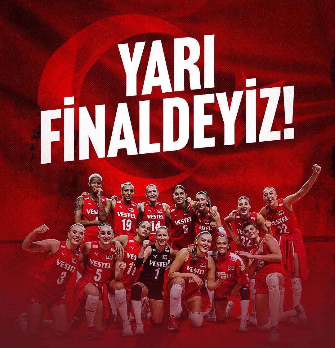 Y_Buyukersen's tweet photo. Gurur kaynağımız #FileninSultanları Avrupa Şampiyonası’nda yarı finalde! 🇹🇷

Her yönüyle gençler için ilham kaynağı olan ve ülkemize voleybolu sevdiren A Milli Kadın Voleybol Takımımızın sporcularını yürekten kutluyor, final yolunda kendilerine başarılar diliyorum. 👏🏼 https://t.co/OuhWF7Ggfj