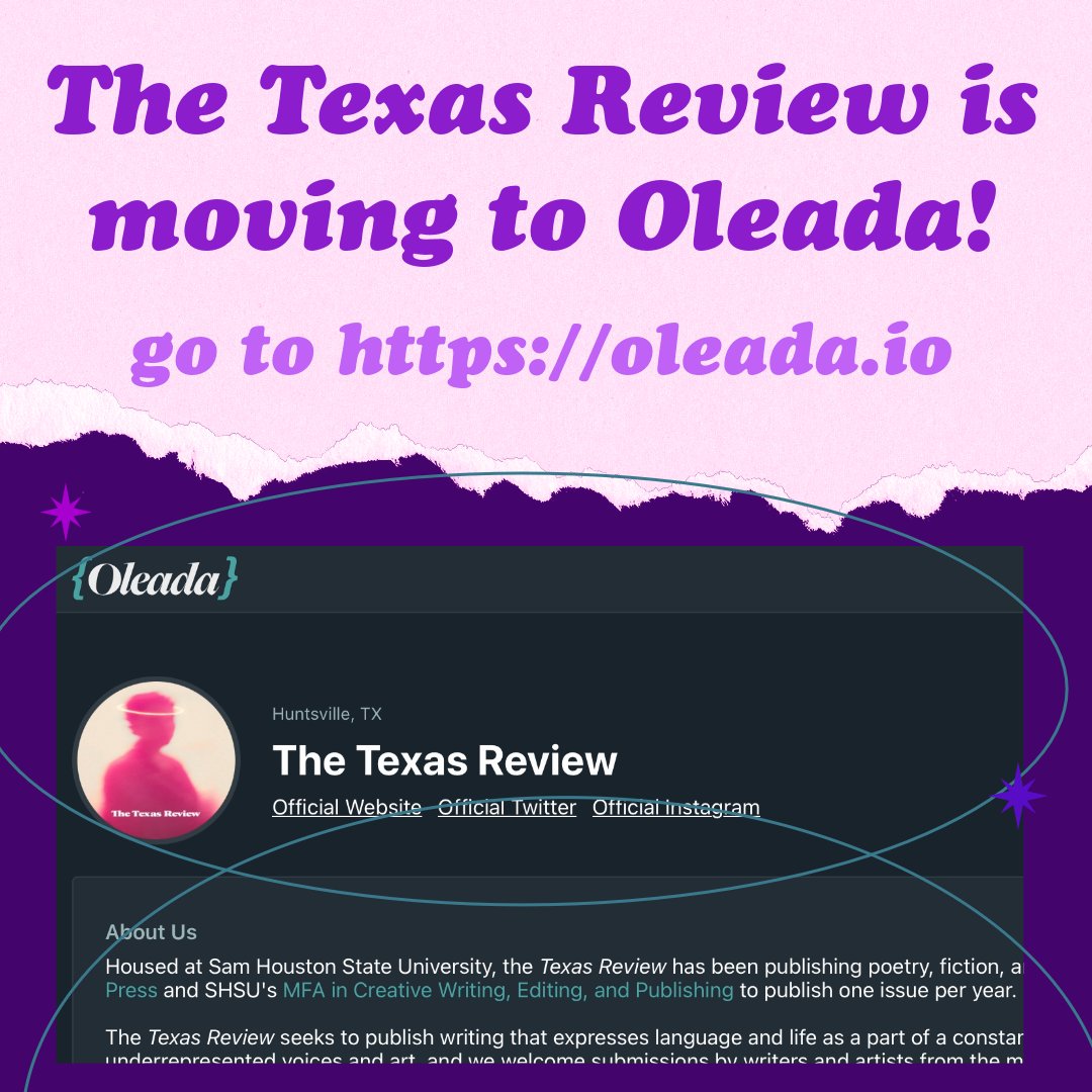 The Texas Review tweet media
