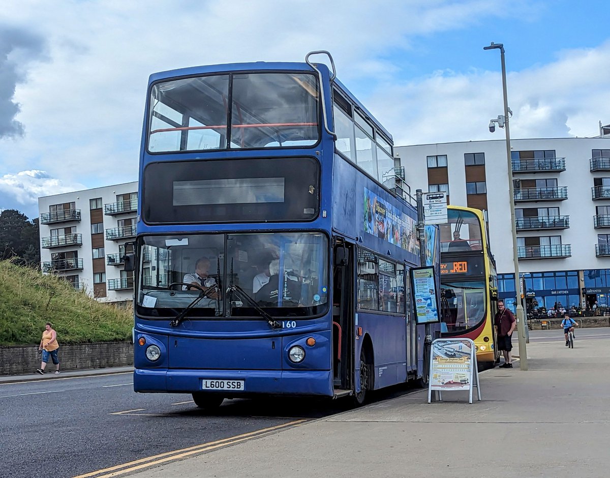 DownOnTheStour's tweet photo. Got some Open Top bus mileage around Scarborough this afternoon from South Beach to North. 🚌

Swear @LiamsTransport1 &amp; @EnviroExplorer are making me into a bus veg 🤣

#DOTS #BusPhotography #bustwitter #Scarborough #bus #trident https://t.co/m76DMVsfAK