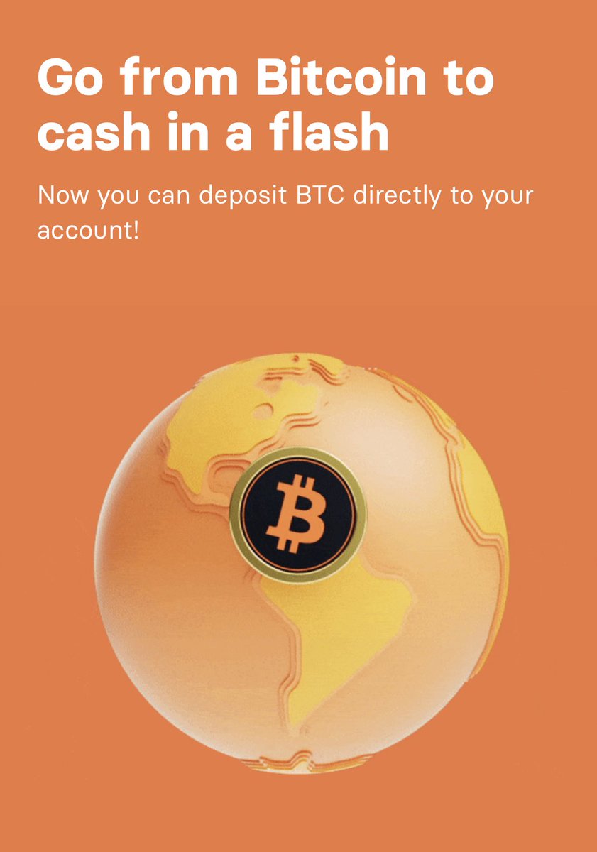 #revolut allows deposit and withdrawal of BTC 👏