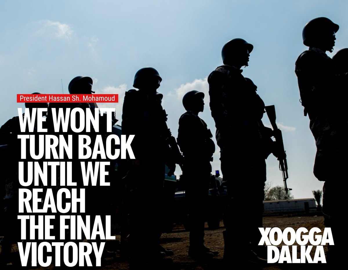 AbdisalamAato's tweet photo. Somalia's plan is one:
WE WON'T TURN BACK UNTIL WE REACH THE FINAL VICTORY INSHALLAH.
It's very clear, no Laakiin.
Support our 🇸🇴 #SNArmy troops
/Download/Share on your Socials/ Print/Soo Gasho IWM/
Again, which one is your favorite?
Thanks for the support. https://t.co/oyMETC0qOP