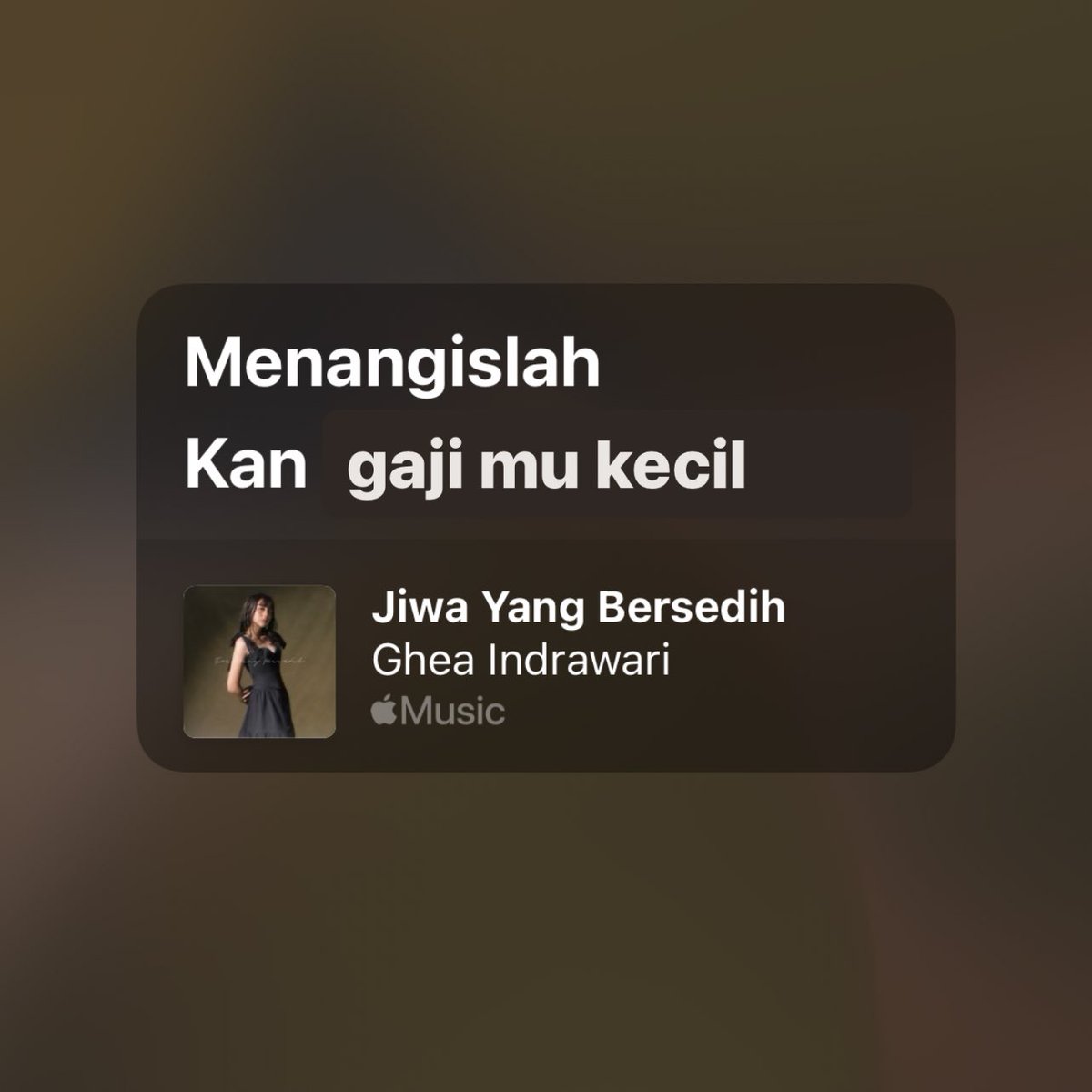 hrdbacot's tweet image. lagu tersedih malam ini...
