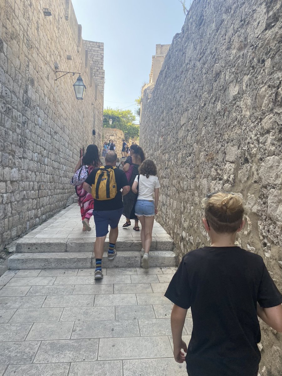 7.45km walk around the steps of Dubrovnik today, great way of keeping up with the #AHPsActive #WeActiveChallenge