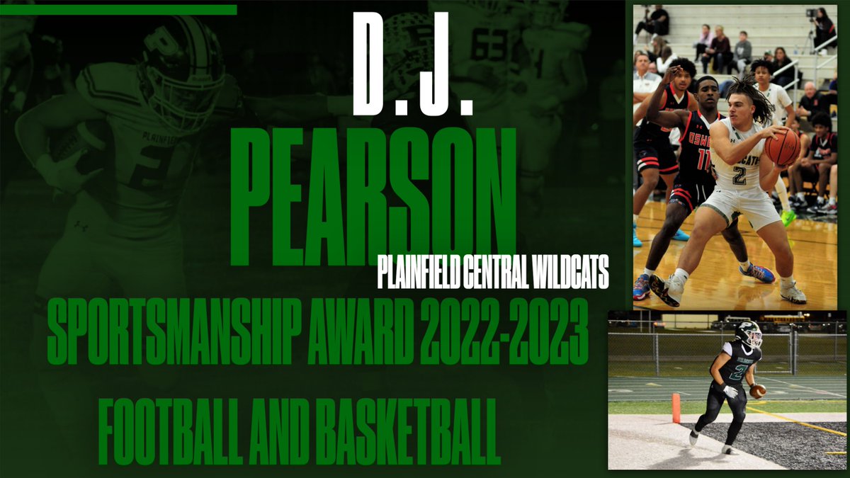 Plainfield Central Wildcats Athletics (@wildcatspchs) on Twitter photo Congratulations DJ Pearson on being voted sportmanship of the year 2022-23! <a href="/CoachKeanePHS/">Coach Keane</a> <a href="/pchssuperfan/">#BGN</a> <a href="/Mr_Chlebek/">PHS Wildcats</a> Congratulations DJ Pearson on being voted sportmanship of the year 2022-23! <a href="/CoachKeanePHS/">Coach Keane</a> <a href="/pchssuperfan/">#BGN</a> <a href="/Mr_Chlebek/">PHS Wildcats</a>