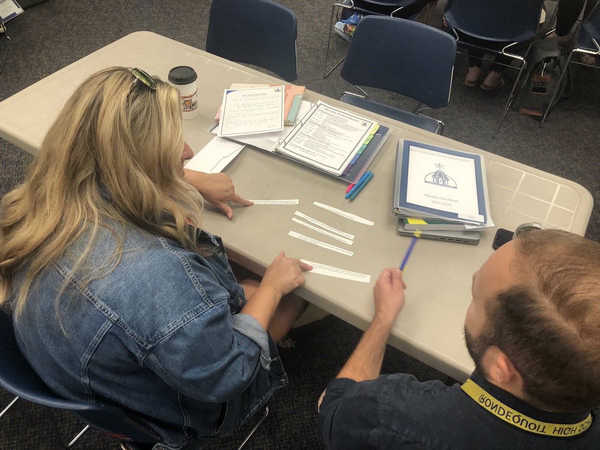 Day 2! New teachers worked with their mentors to make sense of our Guaranteed, Coherent, Viable and Culturally Responsive approach to curriculum.