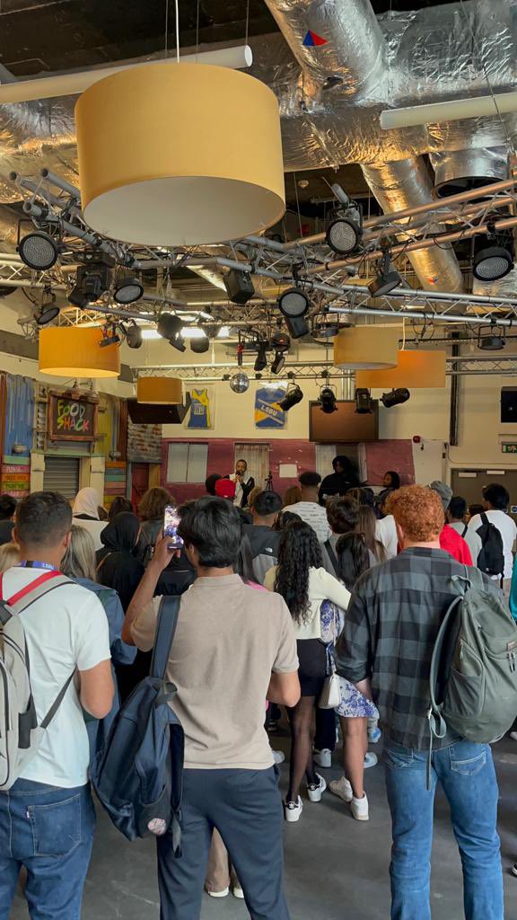 Just done an improv short speech to new students coming to <a href="/LSBU/">London South Bank University - LSBU</a> ! From your team <a href="/southbanksu_/">South Bank Students' Union</a> welcome to the <a href="/LSBU/">London South Bank University - LSBU</a>  family 🙌🏽💫 See you soon! Next stop, freshers!