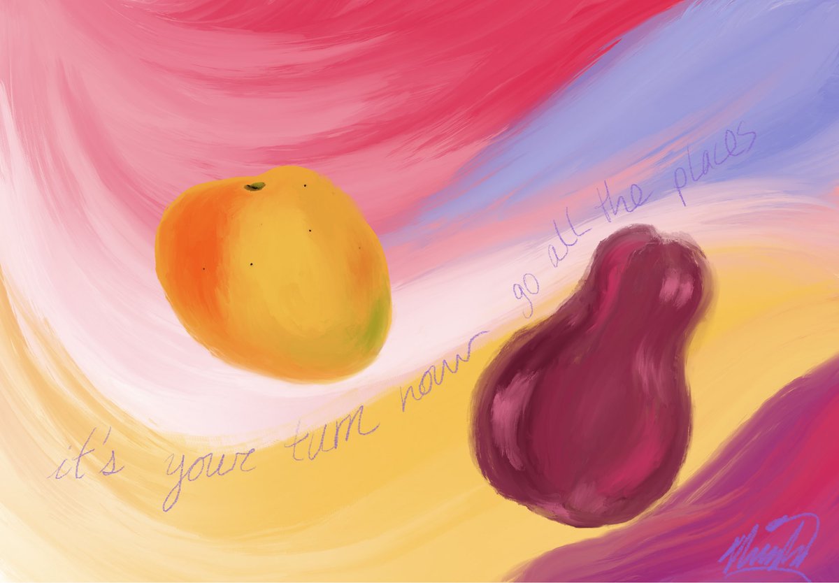 Crayons vs digital brushes ♥️