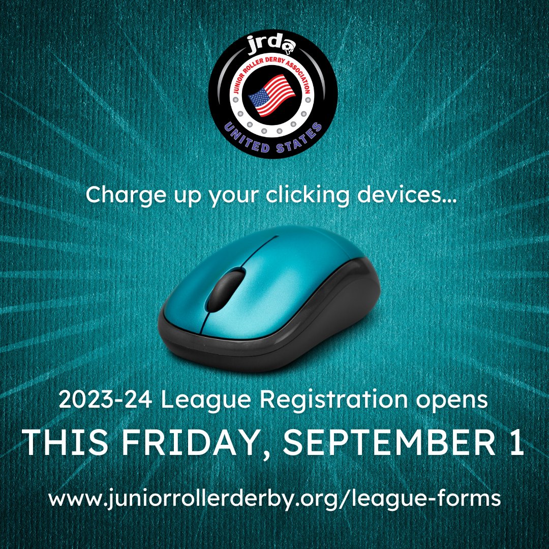 #DerbyTwitter, get ready!
juniorrollerderby.org/league-forms
