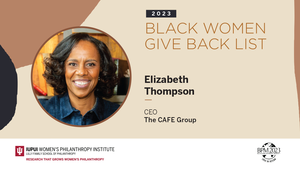 At @TheCAFEGroup, #BlackWomenGiveBack 2023 honoree Liz Thompson provides access to financial and social capital, fostering community to transform how philanthropy can equitably distribute resources.
bit.ly/3KY5GrO
#BlackPhilanthropyMonth #WomensPhilanthropy #philanthropy