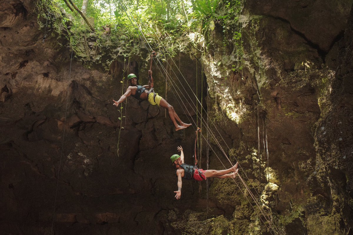 RT if you are willing to do whatever it takes to get to the amazing cavern cenote in #TourXenotes. 🤩